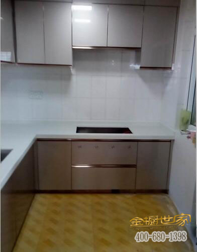 小廚房櫥柜效果圖，濃縮是精華